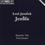 the album cover for Wieslaw Ochman - Jenufa Complete Opera Sung in Czech