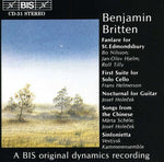 the album cover for Britten / Jutland / Nilsson / Holecek / Helmerson - Fanfare for St Edmondsbury