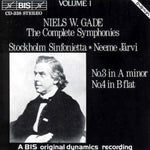 the album cover for Neeme JÃ¤rvi - Symphonies 3 & 4
