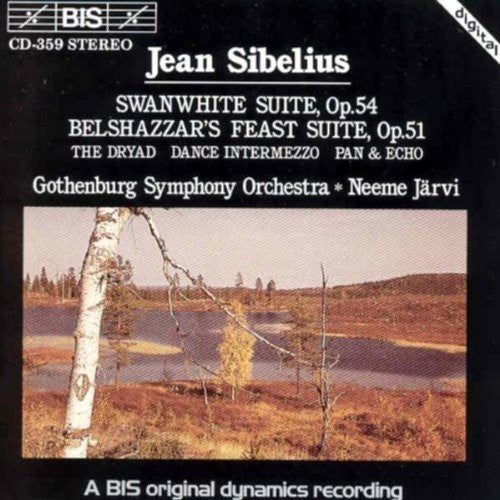 the album cover for Neeme JÃ¤rvi - Swanwhite Suite / Belshazzar's Feast