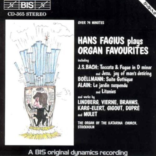 the album cover for HANS FAGIUS - Plays Organ Favorites