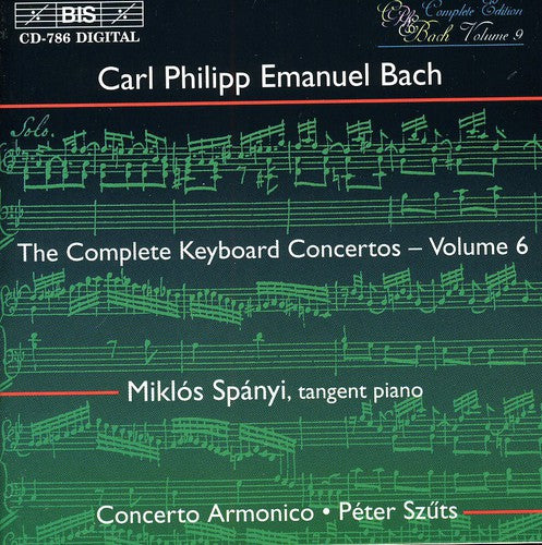 the album cover for Miklos Spanyi - Complete Keyboard Concerti VI