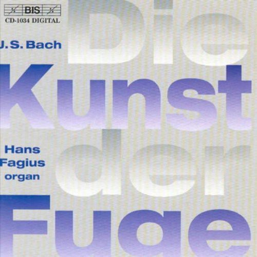the album cover for HANS FAGIUS - Art of the Fugue BWV 1080