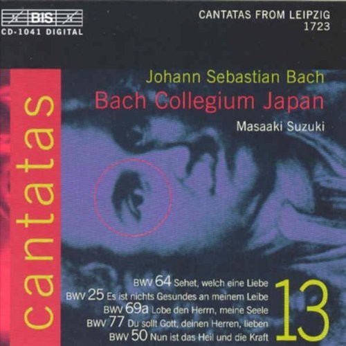 the album cover for Masaaki Suzuki - Cantatas 13