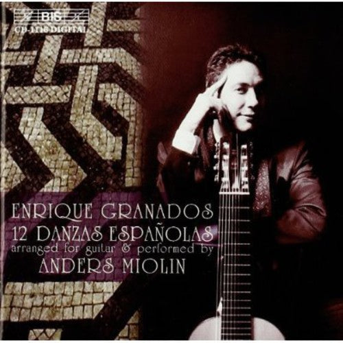 the album cover for Anders Miolin - Danzas Espanolas Op 37 Arr for 10-Stringed Guitar