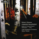 the album cover for Osmo Vanska - Finnish Rhapsody / Kullervo's Funeral March