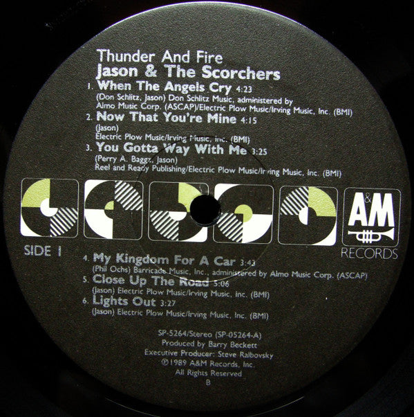 Jason & The Scorchers : Thunder And Fire (LP, Album)