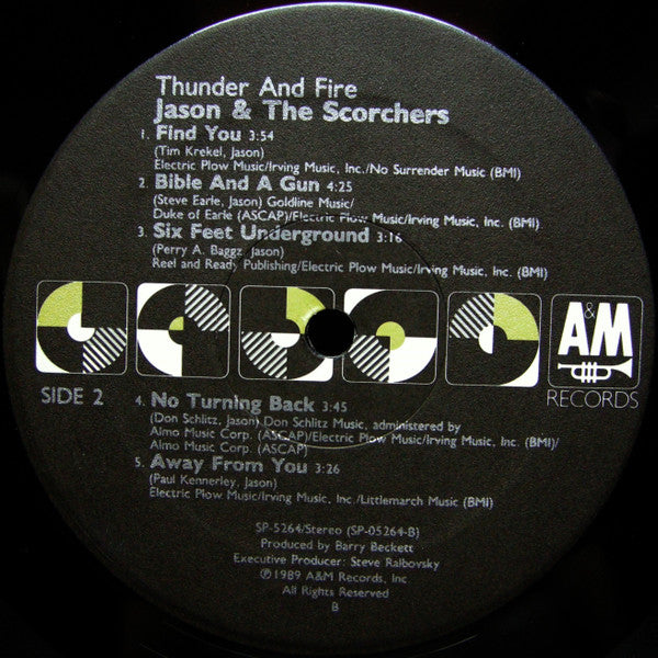 Jason & The Scorchers : Thunder And Fire (LP, Album)