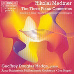 the album cover for Geoffrey Douglas Madge - Piano Concertos / Sonatas