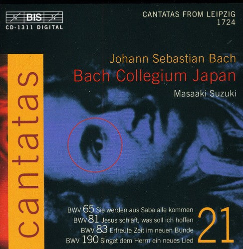 the album cover for James Gilchrist - Cantatas 21
