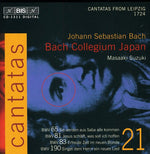 the album cover for James Gilchrist - Cantatas 21