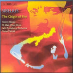 the album cover for Sibelius / Hakala / Nyman / Lahti Sym / Vanska - Origin of Fire