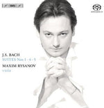 the album cover for J Bach S / Rysanov - Suites 1 4 & 5