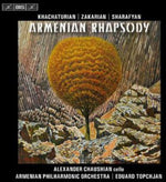 the album cover for Alexander Chaushian - Armenian Rhapsody
