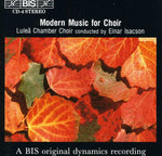 the album cover for Einar Isacson - Modern Music for Choir / Various