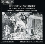 the album cover for Erik Saeden - Pictures at An Exibition