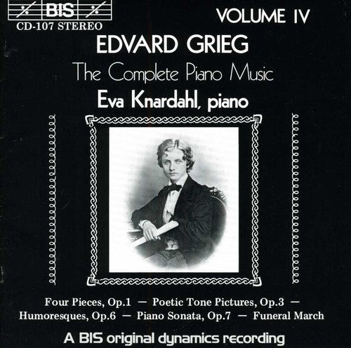 the album cover for Eva Knardahl - 4 Pieces Opus 1 / Poetic Tone Pieces