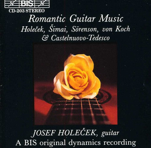 the album cover for Josef Holecek - Romantic Guitar