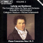 the album cover for Elisabeth Westenholz - Piano Concertos 1 & 3 in C