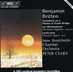 the album cover for New Stockholm Chamber Orchestra - Frank Bridge Theme Variation