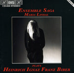 the album cover for Maria Lindal - Partitas 3 & 5 From "harmonia Artificiosa-ariosa"