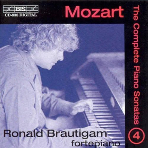 the album cover for Ronald Brautigam - Complete Piano Sonatas 4