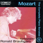 the album cover for Ronald Brautigam - Complete Piano Sonatas 5