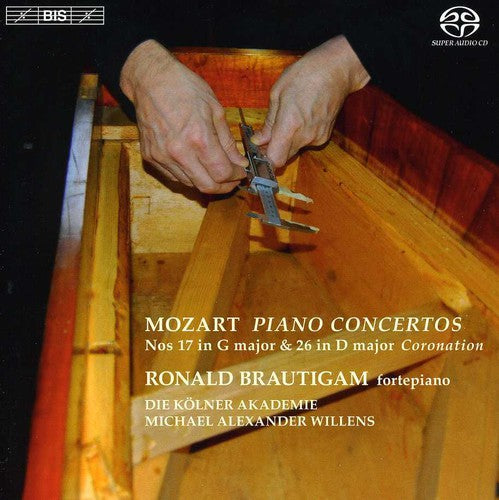the album cover for Ronald Brautigam - Piano Concertos Nos. 17 in G Major & 26 in D Major