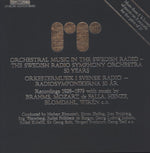 the album cover for Swedish Radio Symphony Orchestra - Swedish Radio Symphony Orchestra