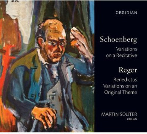the album cover for Martin Souter - Schoenberg & Reger