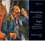 the album cover for Martin Souter - Schoenberg & Reger
