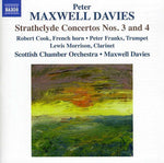 the album cover for Peter Maxwell Davies - Strathclyde Concertos Nos 3 & 4
