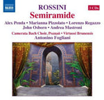 the album cover for Lorenzo Regazzo - Semiramide
