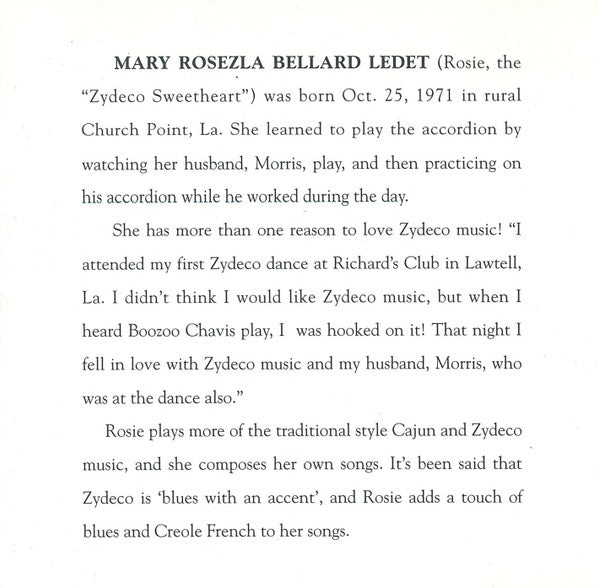 Rosie Ledet : Sweet Brown Sugar (CD, Album)