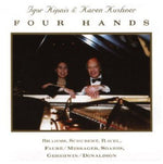 the album cover for Karen Kushner - One Piano: Four Hands