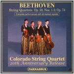 the album cover for The Colorado String Quartet - Quartets: 20th Anniversary Release