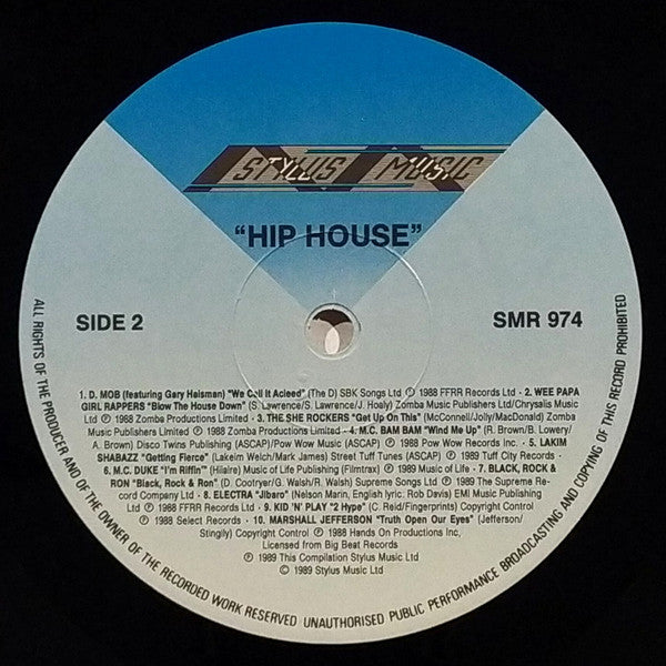 Various : Hip House - 20 Hip House Hits (LP, Comp)