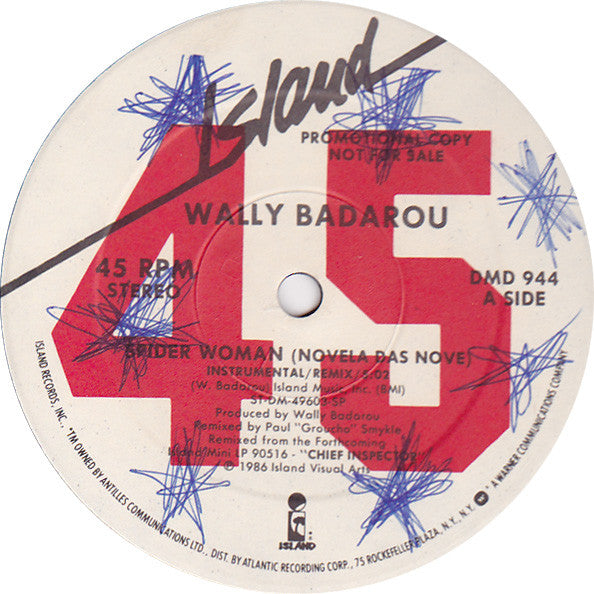 Wally Badarou : Spider Woman (Novela Das Nove) (12", Promo)