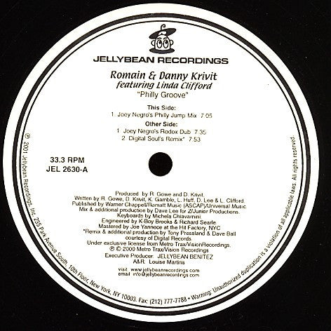Romain* & Danny Krivit Featuring Linda Clifford : Philly Groove (12")