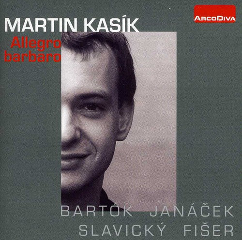 the album cover for Martin Kasik - Allegro Barbaro