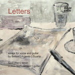 the album cover for Scot Weir - Letters: Songs for Voice & Guitar
