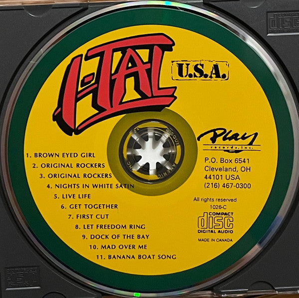 I-Tal : U.S.A. (CD, Album)