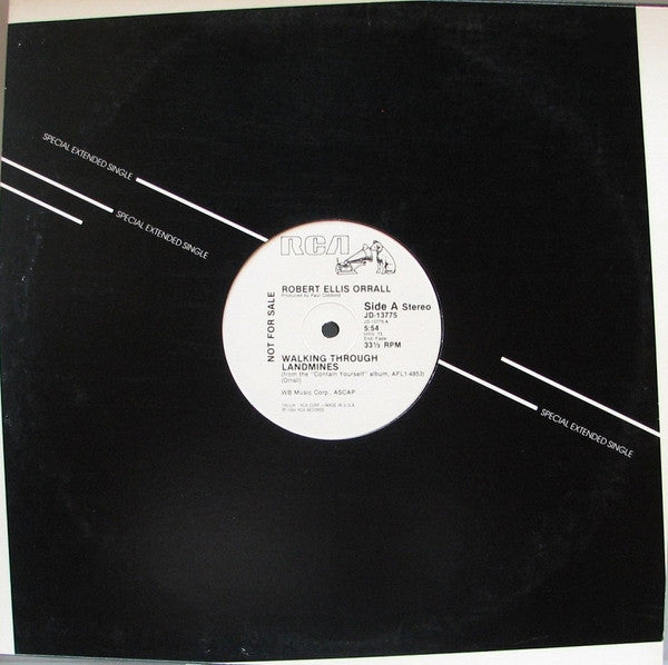 Robert Ellis Orrall : Walking Through Landmines (12", Single, Promo)