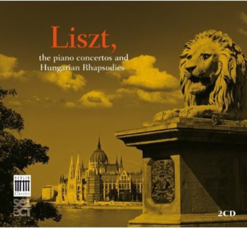 the album cover for Liszt - Piano Concertos & Hungarian Rhapsodies [Digipak]