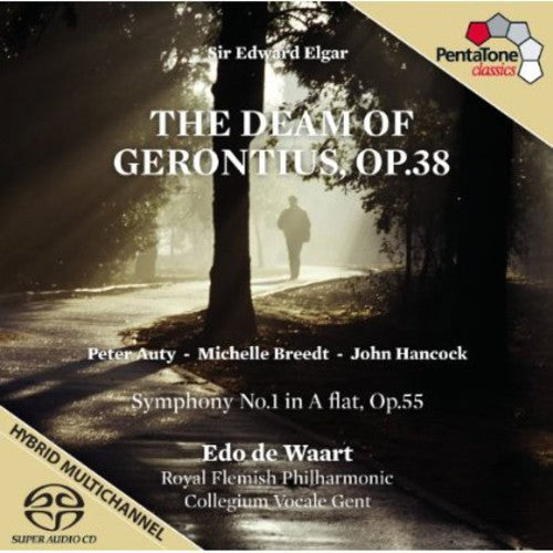 the album cover for Edo de Waart - Dream of Gerontius / Symphony No 1