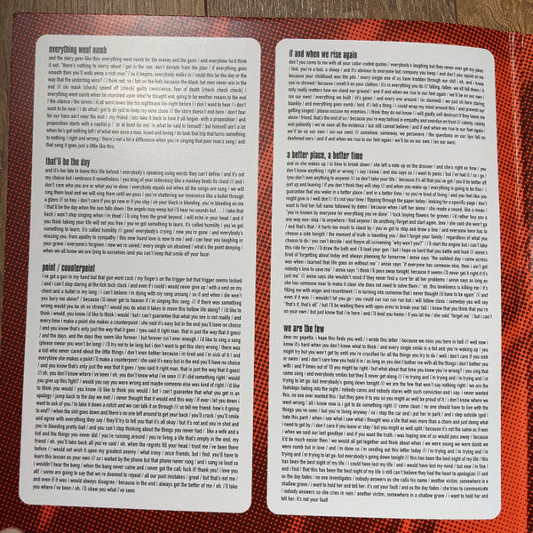 Streetlight Manifesto : Everything Goes Numb (2x12", Album, RP)