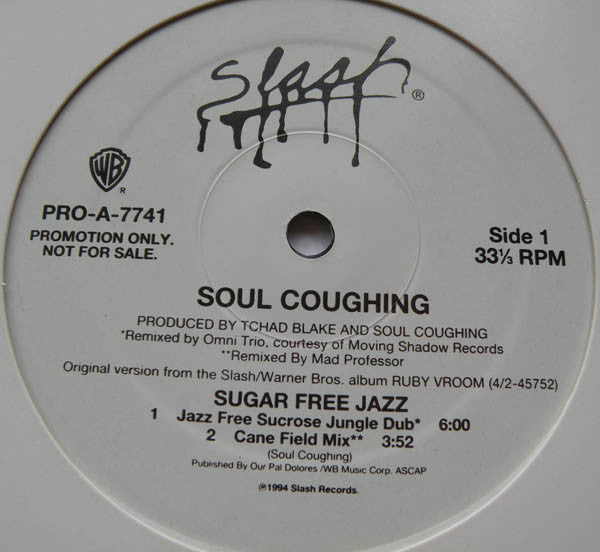 Soul Coughing : Sugar Free Jazz (12", Single, Promo)