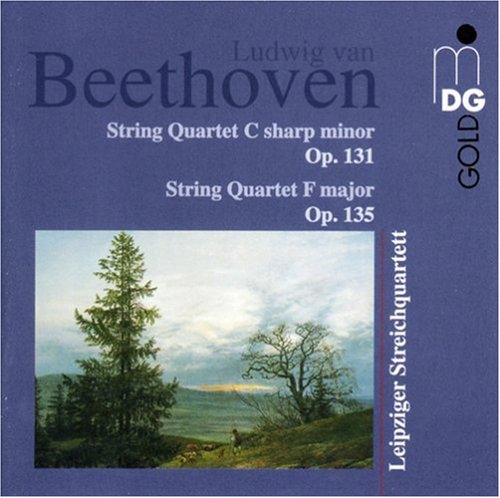 the album cover for L.V. Beethoven - String Quartet in C Sharp minor Op 131