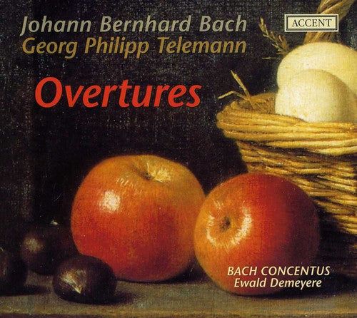 the album cover for Bach Concentus - Overture in D Major / Overture in G minor