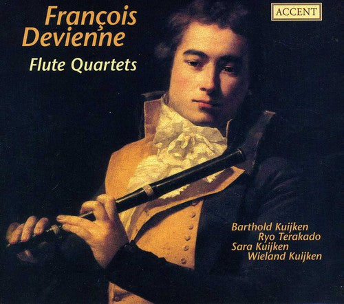 the album cover for BARTHOLD KUIJKEN - Flute Quartets